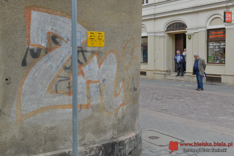 Nędza i sukces w centrum Bielska-Białej