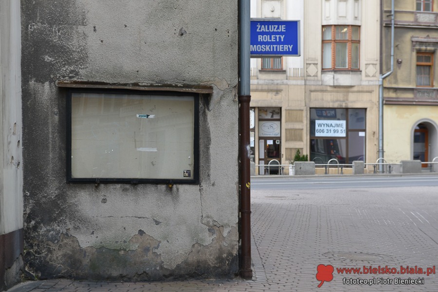 Nędza i sukces w centrum Bielska-Białej