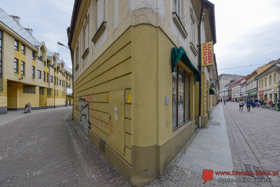 Nędza i sukces w centrum Bielska-Białej