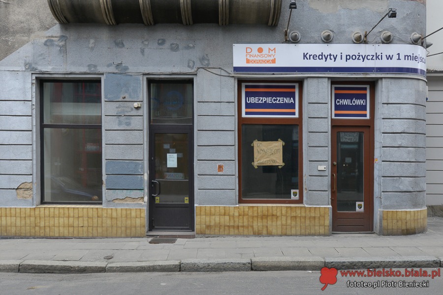 Nędza i sukces w centrum Bielska-Białej