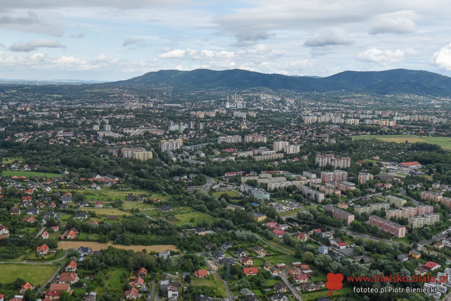 Deszcz nie wystraszył bielszczan. Loty nad miastem z dreszczykiem