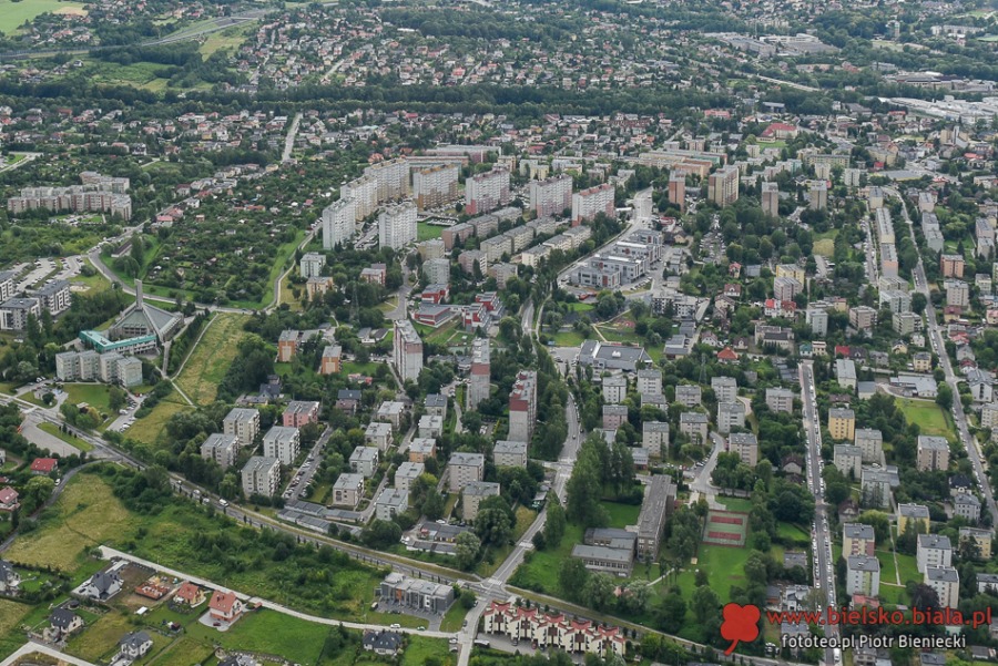 Deszcz nie wystraszył bielszczan. Loty nad miastem z dreszczykiem