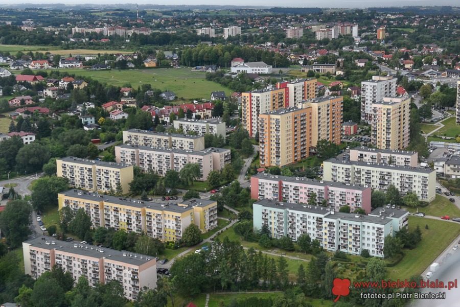 Deszcz nie wystraszył bielszczan. Loty nad miastem z dreszczykiem