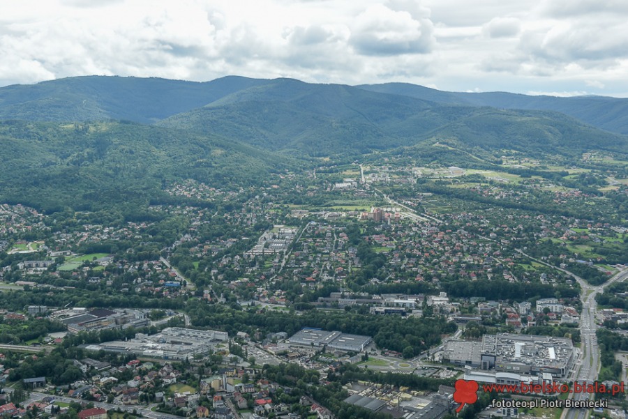 Deszcz nie wystraszył bielszczan. Loty nad miastem z dreszczykiem
