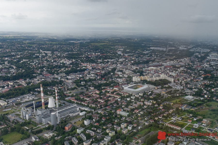 Deszcz nie wystraszył bielszczan. Loty nad miastem z dreszczykiem
