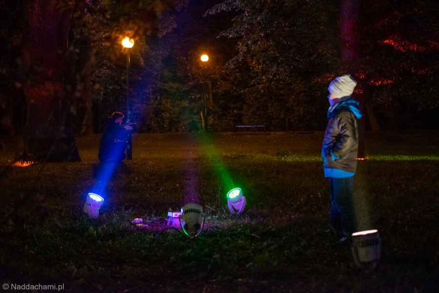 Niezwykła iluminacja w Parku Włókniarzy. Kolory robią wrażenie! - ZDJĘCIA