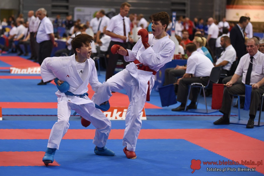 Bielsko-Biała rządzi w karate. Świat walczy dziś pod Dębowcem