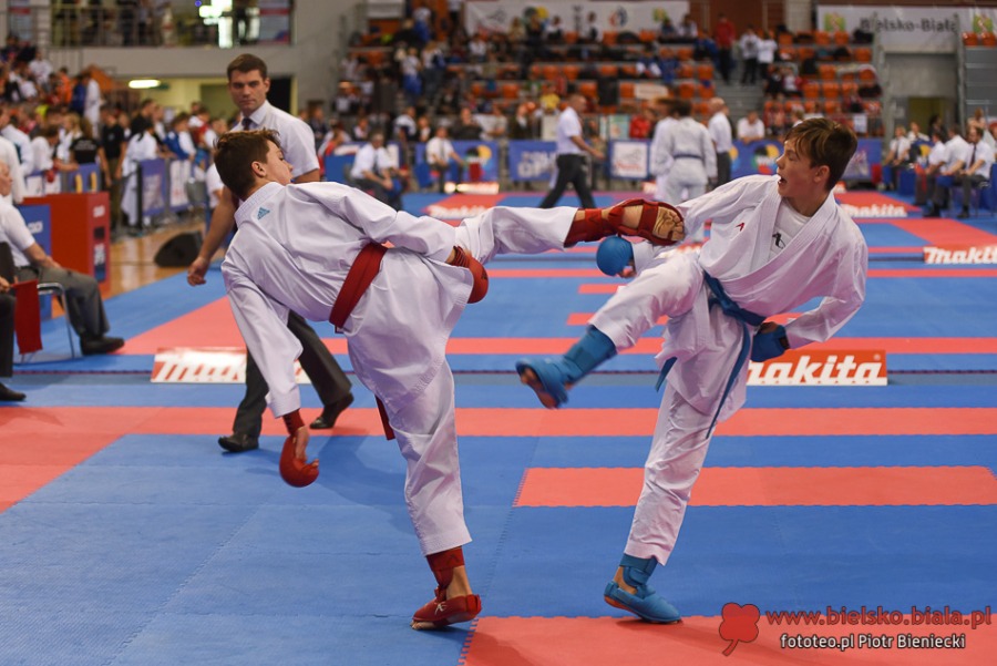 Bielsko-Biała rządzi w karate. Świat walczy dziś pod Dębowcem