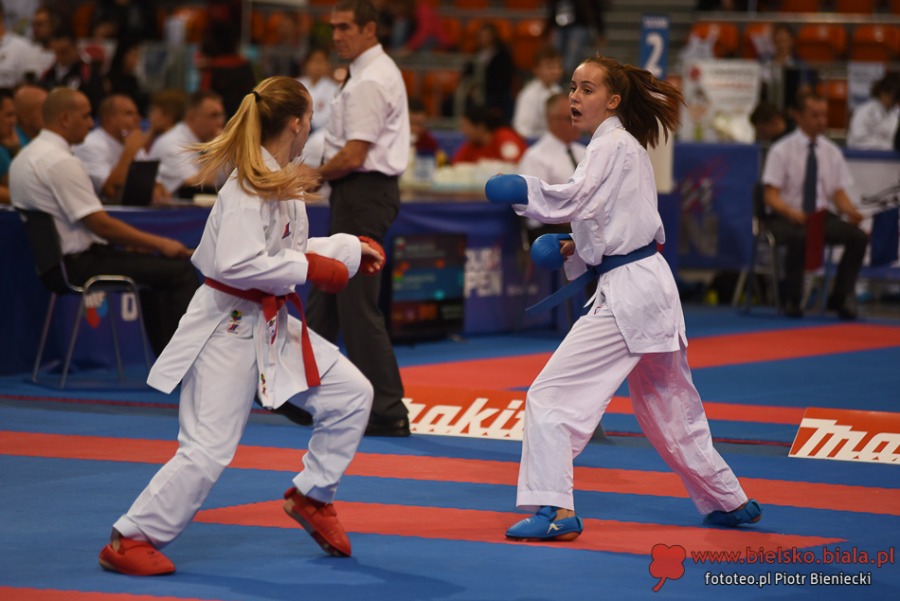 Bielsko-Biała rządzi w karate. Świat walczy dziś pod Dębowcem