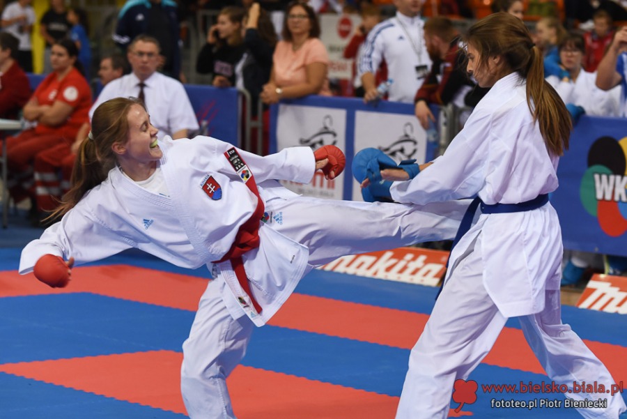 Bielsko-Biała rządzi w karate. Świat walczy dziś pod Dębowcem