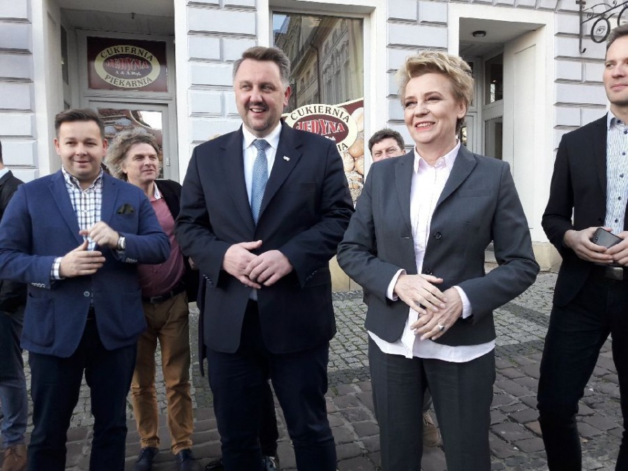 Prezydent Łodzi na Rynku. Słowa uznania dla bielskich zmian - foto