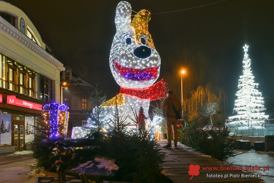 Miasto pięknieje po zmierzchu. Magia świątecznych iluminacji