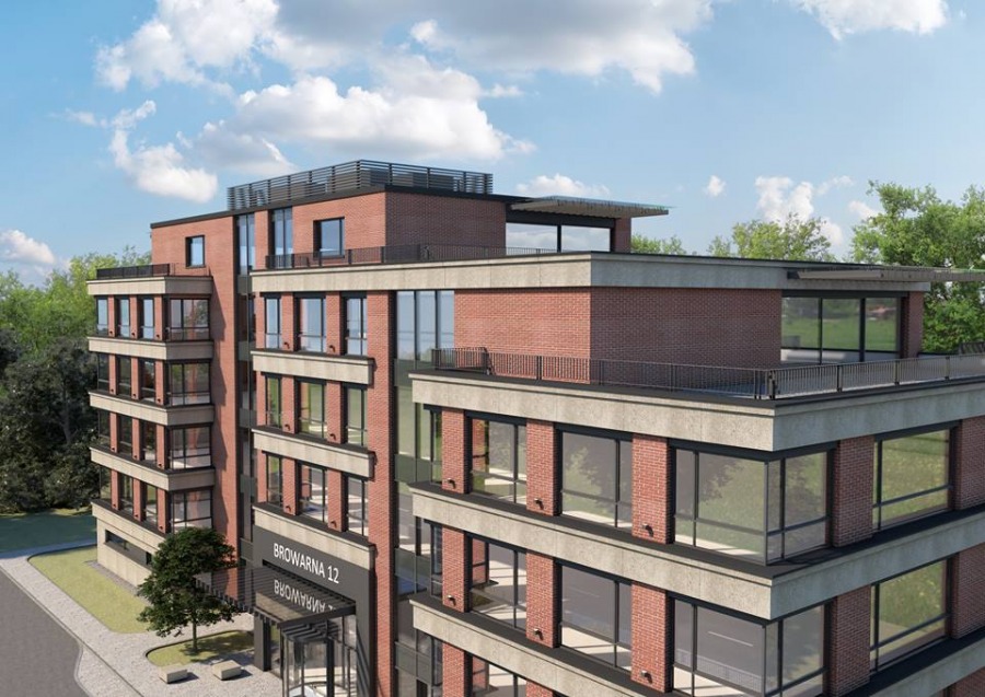 Sześciopiętrowy apartamentowiec w miejscu dawnego browaru