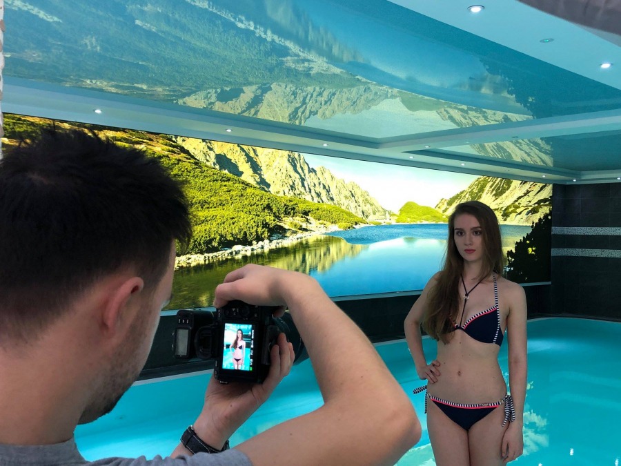 Kandydatki na Miss Beskidów w kostiumach kąpielowych - foto