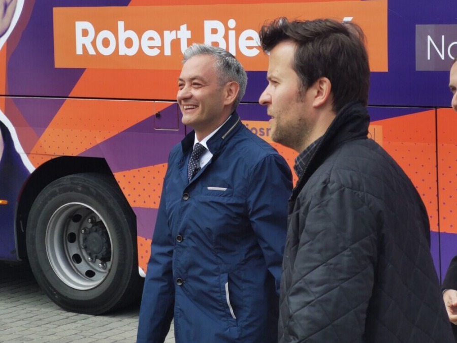 Robert Biedroń w Bielsku-Białej. Rozmowy z bielszczanami - foto