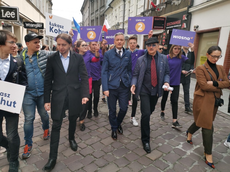 Robert Biedroń w Bielsku-Białej. Rozmowy z bielszczanami - foto