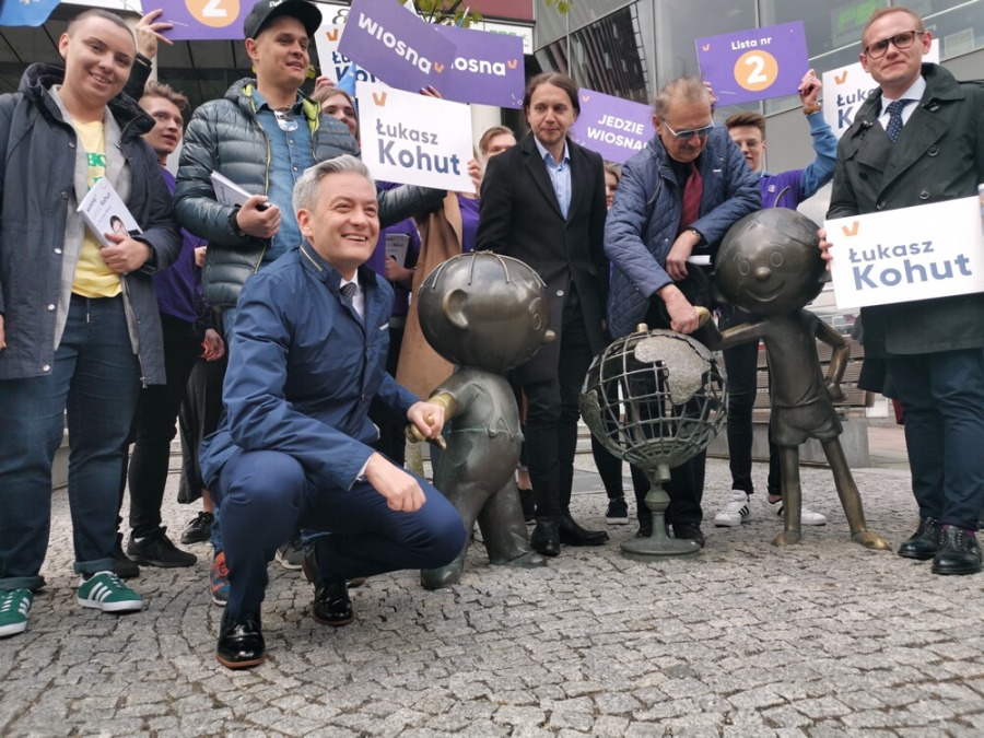 Robert Biedroń w Bielsku-Białej. Rozmowy z bielszczanami - foto