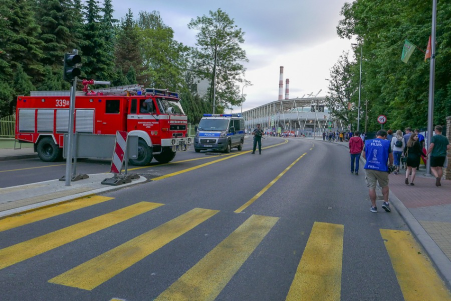 Szalone widowisko sportowe. Bielsko-Biała żegna się z mundialem ZDJĘCIA