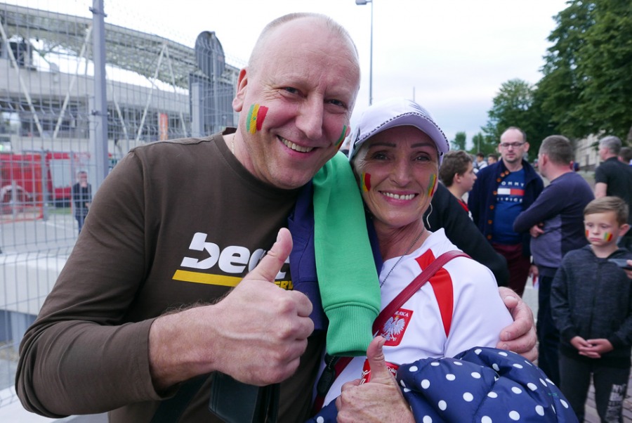 Szalone widowisko sportowe. Bielsko-Biała żegna się z mundialem ZDJĘCIA