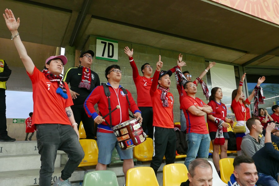 Szalone widowisko sportowe. Bielsko-Biała żegna się z mundialem ZDJĘCIA