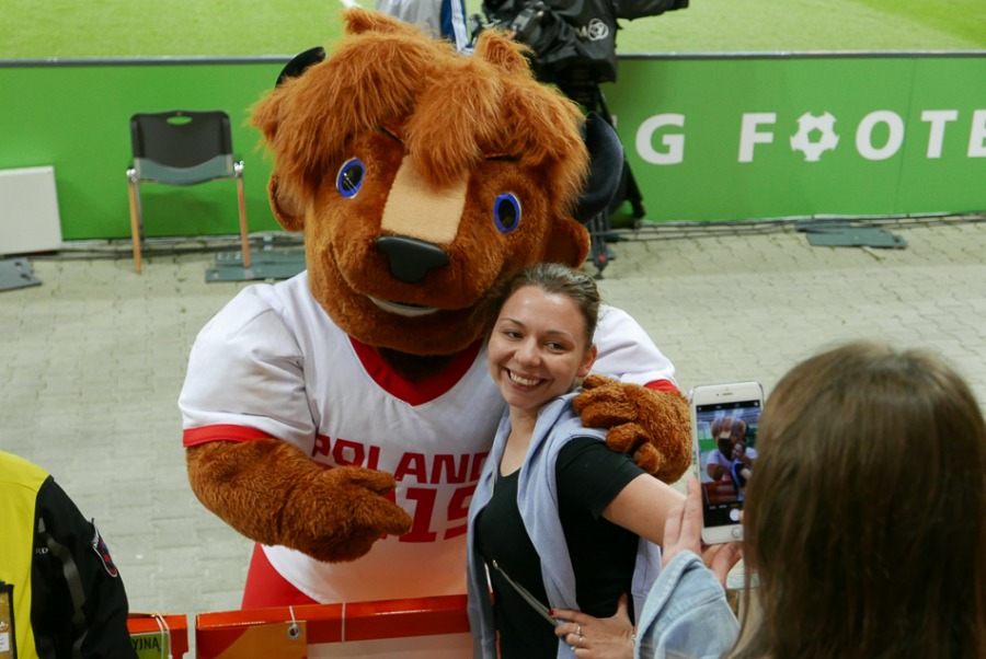 Szalone widowisko sportowe. Bielsko-Biała żegna się z mundialem ZDJĘCIA