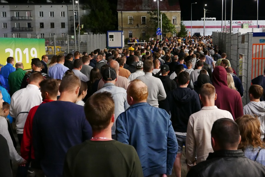 Szalone widowisko sportowe. Bielsko-Biała żegna się z mundialem ZDJĘCIA
