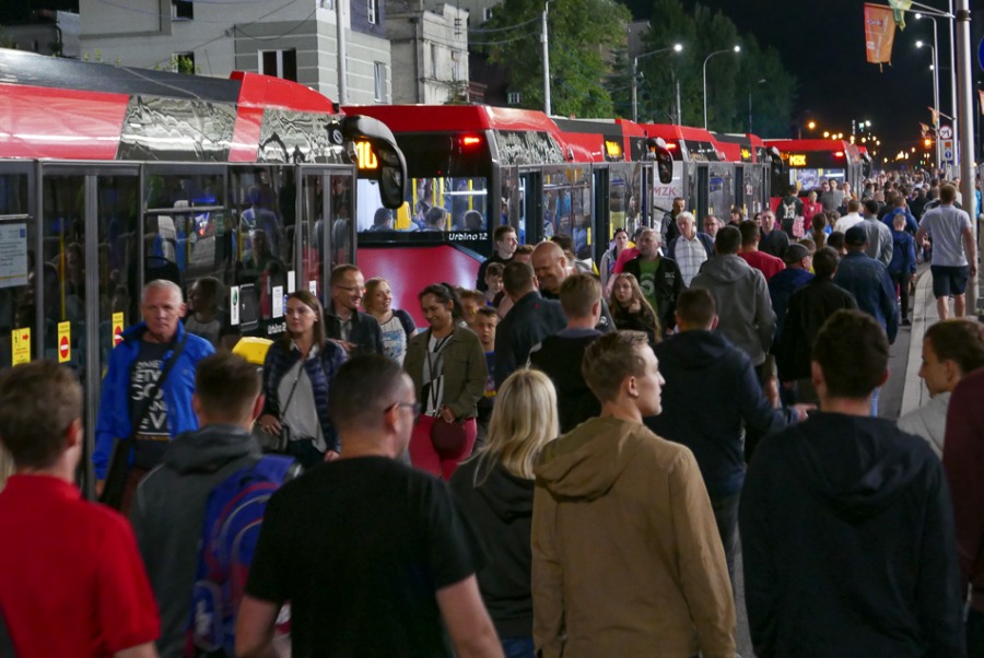 Szalone widowisko sportowe. Bielsko-Biała żegna się z mundialem ZDJĘCIA