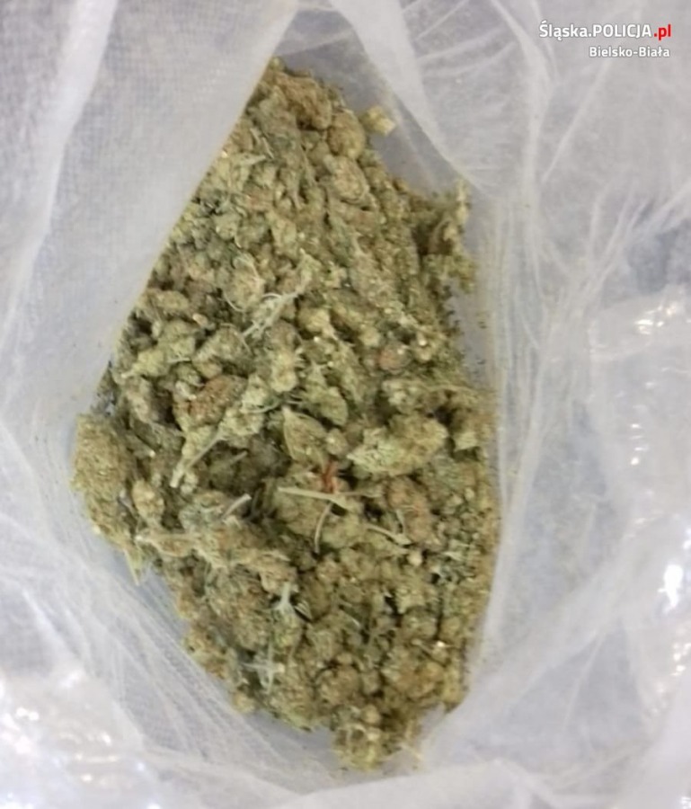 Kierowca z kilogramem marihuany chciał przekupić policjantów - foto