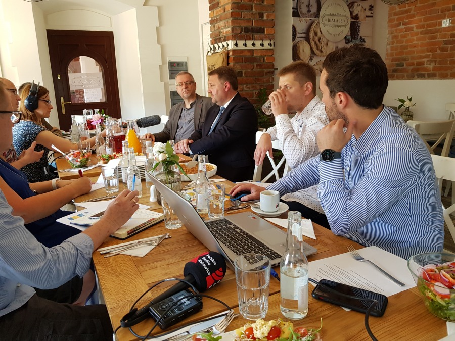Prezydent i przewodniczący na wspólnym śniadaniu. Rozmawiali o wyborach - foto