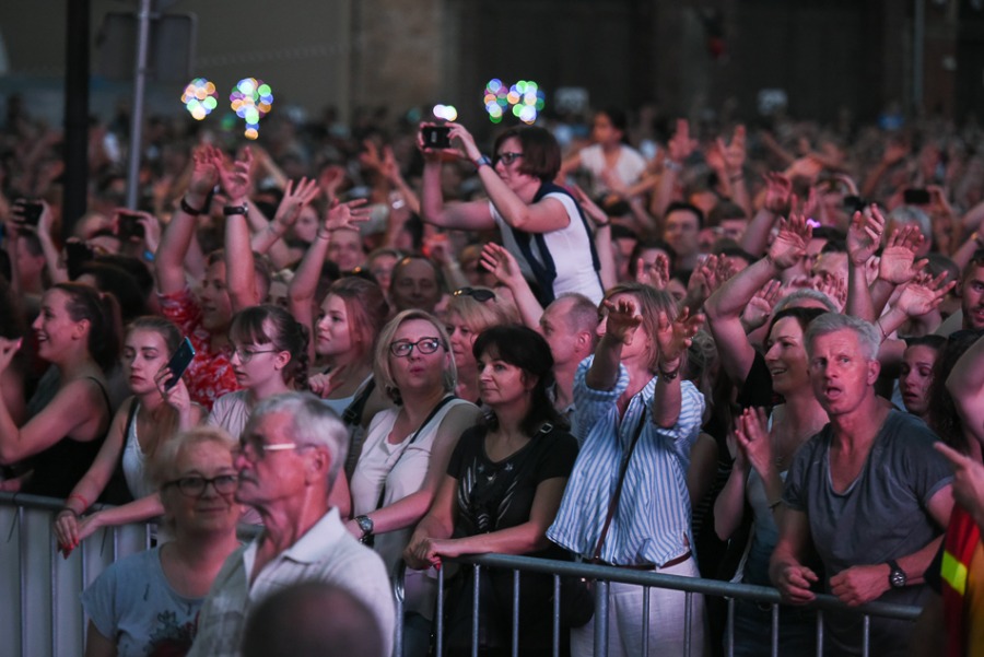 Świetny Shaggy na placu Ratuszowym. Efektowny pokaz laserów ZDJĘCIA