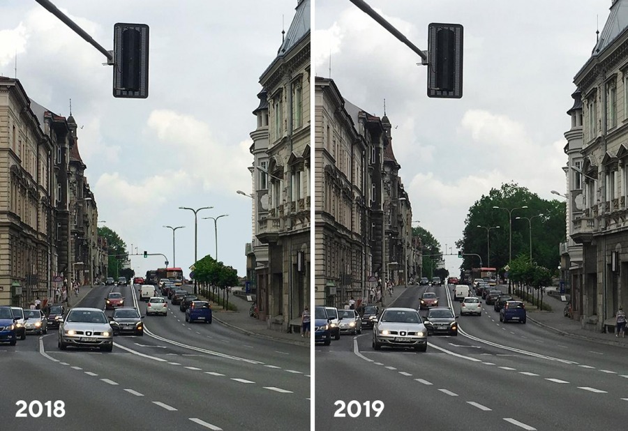 Betonowe centrum Bielska-Białej. Taki będzie widok po wycince drzew! - foto