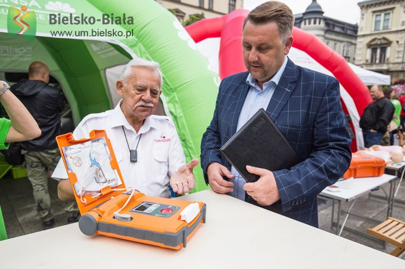 Bielsko-Biała otrzymało dar do ratowania życia. Jest dostępny na placu Chrobrego - foto