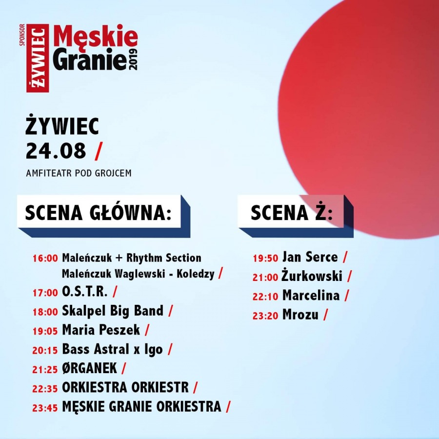 Męskie Granie w Żywcu. Dwa koncerty z udziałem gwiazd i supergrupy