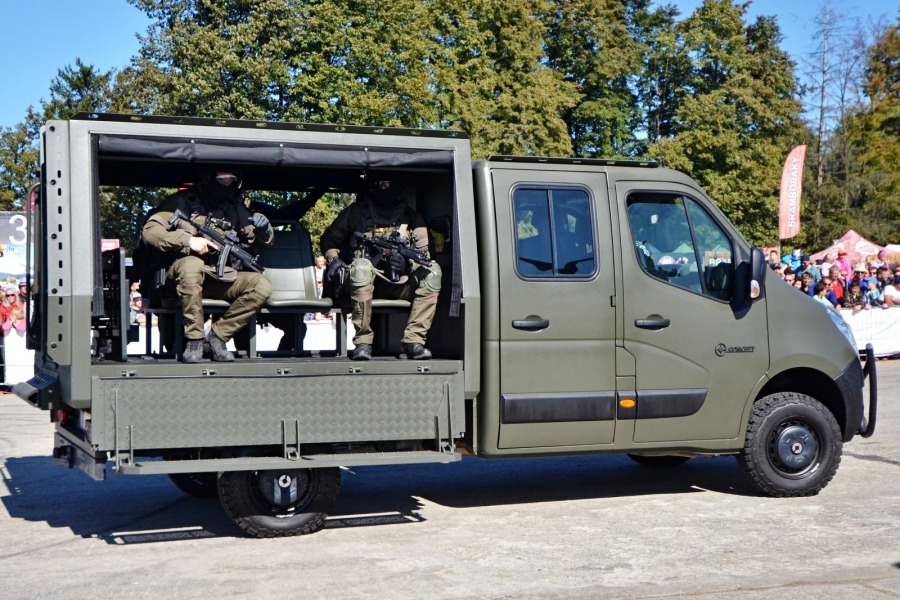 Sprzęt dla antyterrorystów. Pojazdy z Bielska-Białej na NATO Days w Ostrawie ZDJĘCIA