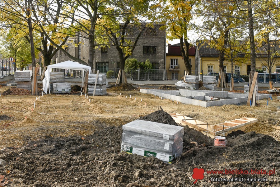 Modernizacja parku w centrum miasta. Plac zabaw z elementami zieleni ZDJĘCIA