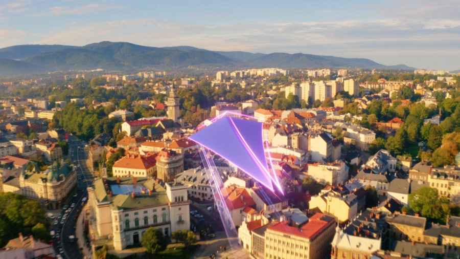 Podczas konkursu Eurowizji miliony widzów podziwiały Bielsko-Białą - foto