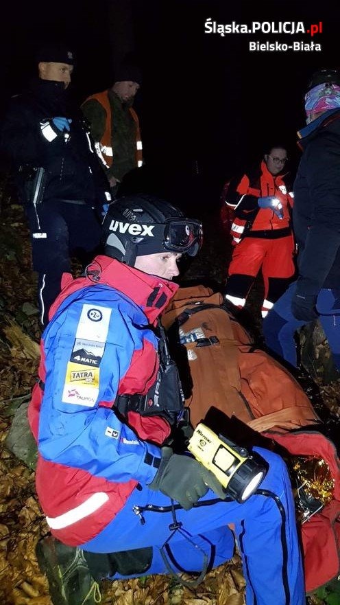 Drzewo przygniotło drwala. Trudna akcja ratunkowa w lesie - foto