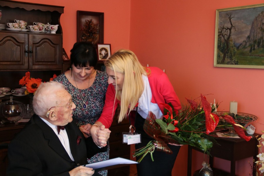 Barwne życie bielskiego stulatka. Ożenił się dopiero w wieku 45 lat - foto