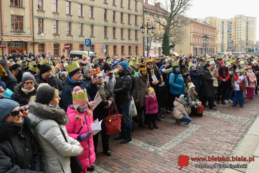 Mędrcy na naczepie. Rekordowy Orszak Trzech Króli w Bielsku-Białej ZDJĘCIA