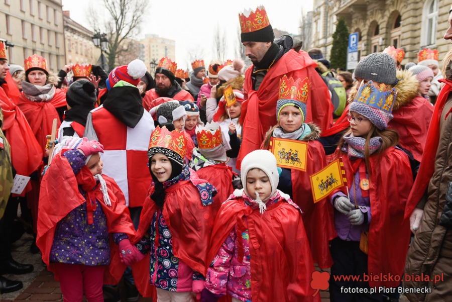 Mędrcy na naczepie. Rekordowy Orszak Trzech Króli w Bielsku-Białej ZDJĘCIA