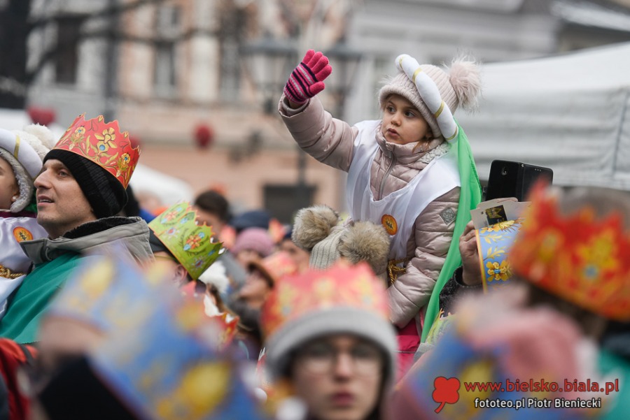 Mędrcy na naczepie. Rekordowy Orszak Trzech Króli w Bielsku-Białej ZDJĘCIA
