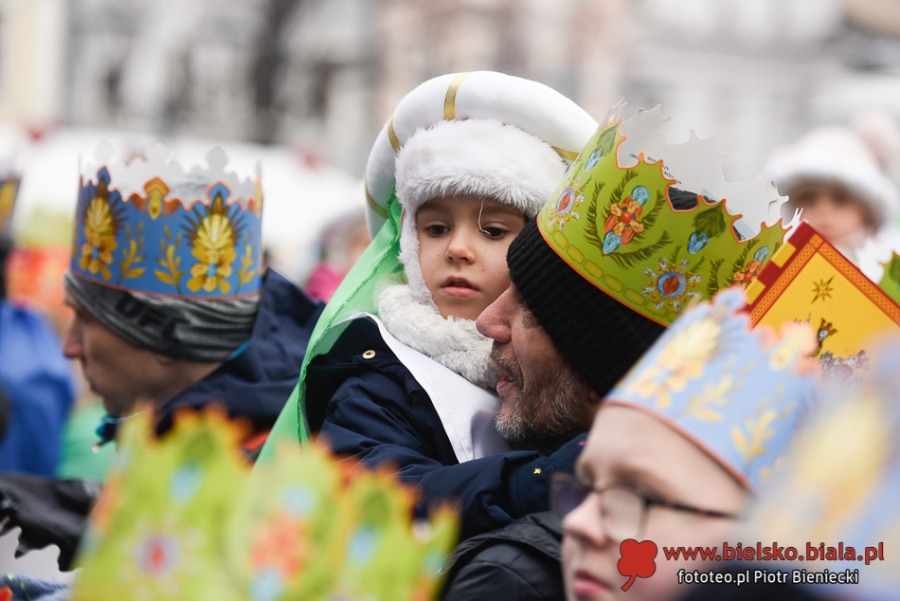 Mędrcy na naczepie. Rekordowy Orszak Trzech Króli w Bielsku-Białej ZDJĘCIA