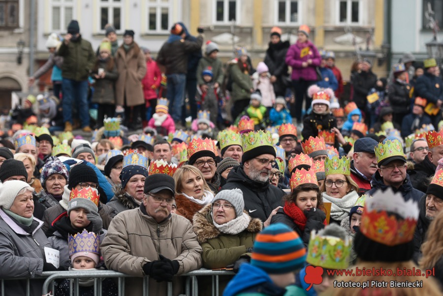 Mędrcy na naczepie. Rekordowy Orszak Trzech Króli w Bielsku-Białej ZDJĘCIA