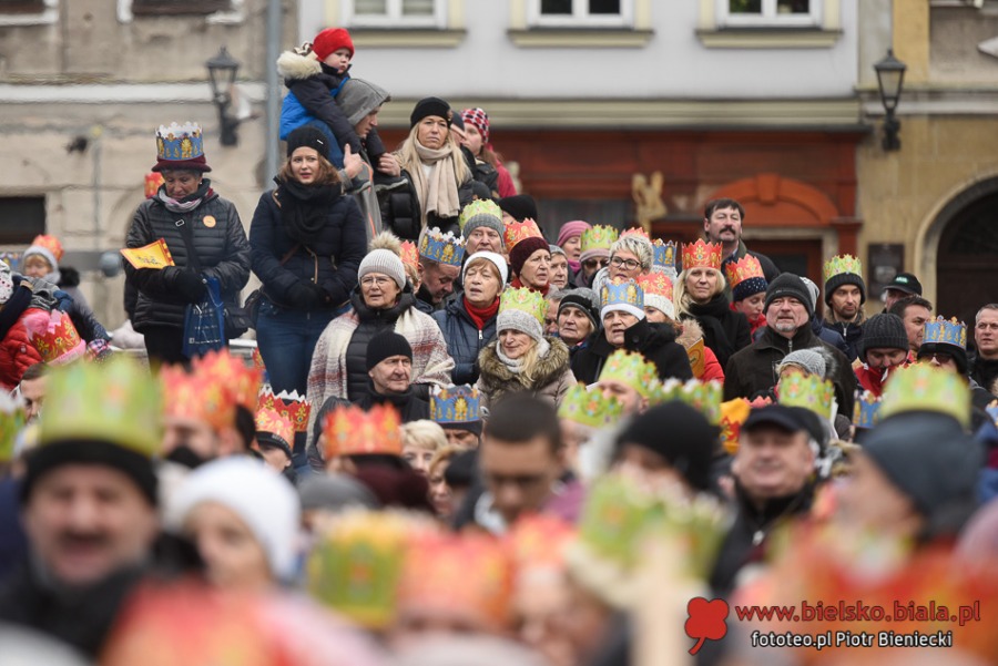 Mędrcy na naczepie. Rekordowy Orszak Trzech Króli w Bielsku-Białej ZDJĘCIA