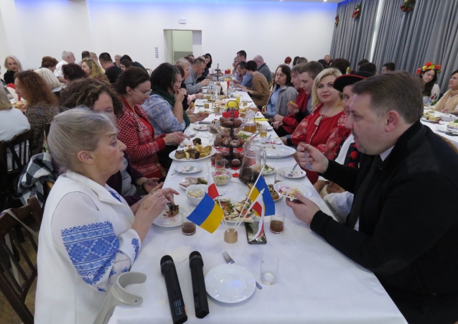 Wigilia u bielskich Ukraińców. Swiatyj Weczir z prezydentem - foto