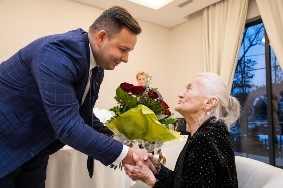 Setne urodziny bielszczanki mieszkającej w Wiedniu. Wróciła w rodzinne strony - foto