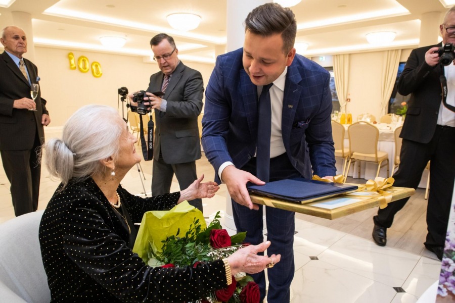 Setne urodziny bielszczanki mieszkającej w Wiedniu. Wróciła w rodzinne strony - foto