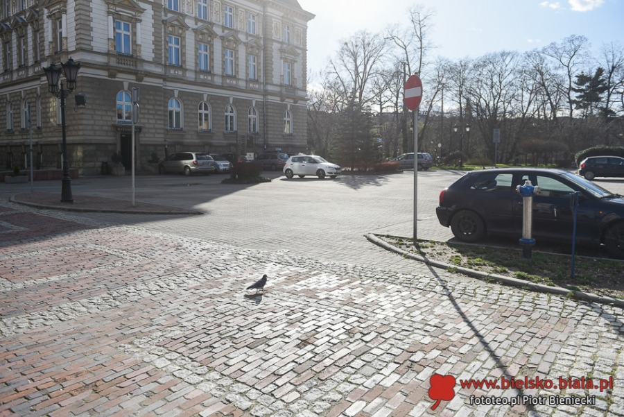 Bielsko-Biała w czasach epidemii. Opustoszałe ulice i place ZDJĘCIA