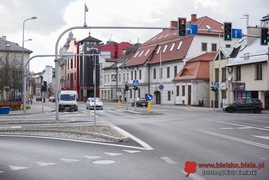 Bielsko-Biała w czasach epidemii. Opustoszałe ulice i place ZDJĘCIA