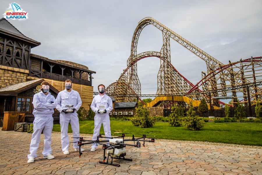 Energylandię będą odkażały drony. Park gotowy na otwarcie - ZDJĘCIA